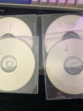 Custom CD burning service - Pack of 4